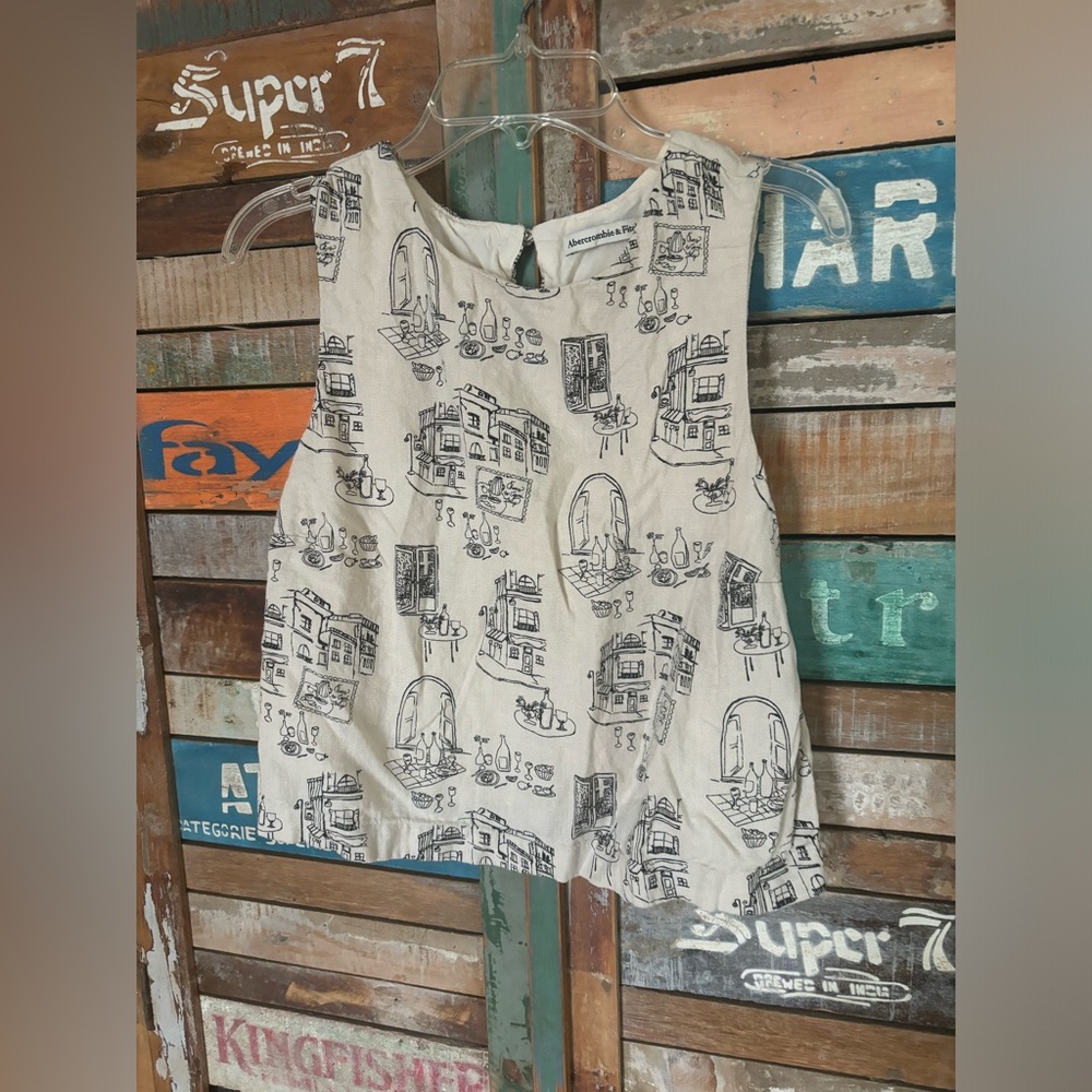 Linen tank top